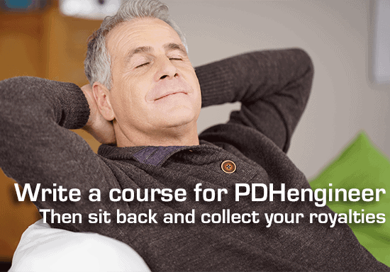 Write a course for PDHengineer and earn royalties