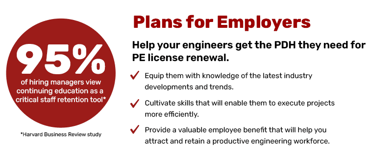 PDH for Employers PDH Plans for Employers